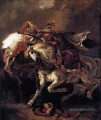 Combat du Giaour et du Pasha romantique Eugène Delacroix